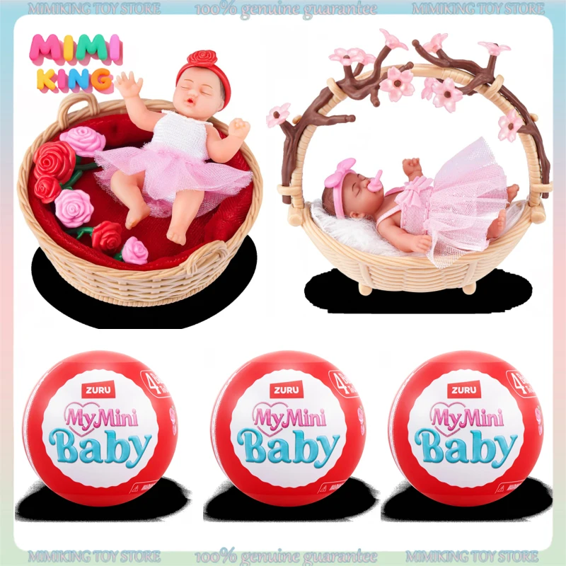 Caja ciega Zuru My Mini Baby Series V3, juguetes artesanales, caja misteriosa para bebé durmiendo, figura de Anime Kawaii, colección decorativa, regalo para chico