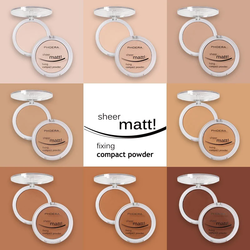 4 Colors Face Matte Highlighters Bronzers Compact Pressed Powder Cover Blemishes Control Oil Contour Brighten Makeup Maquiagem