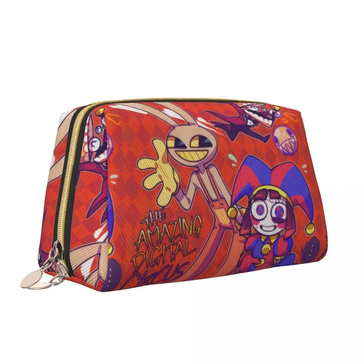 Amazing Circus Cartoon Games Digital Makeup Bag for Women Travel Cosmetic Organizer Cute Pomni Storage Toiletry Bags