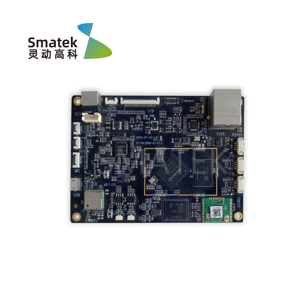 2026new SMATEK RK3288 Android Mainboard Durable PC Smart Home Facial Recognition 10A 240V Universal Commercial Display Solutions
