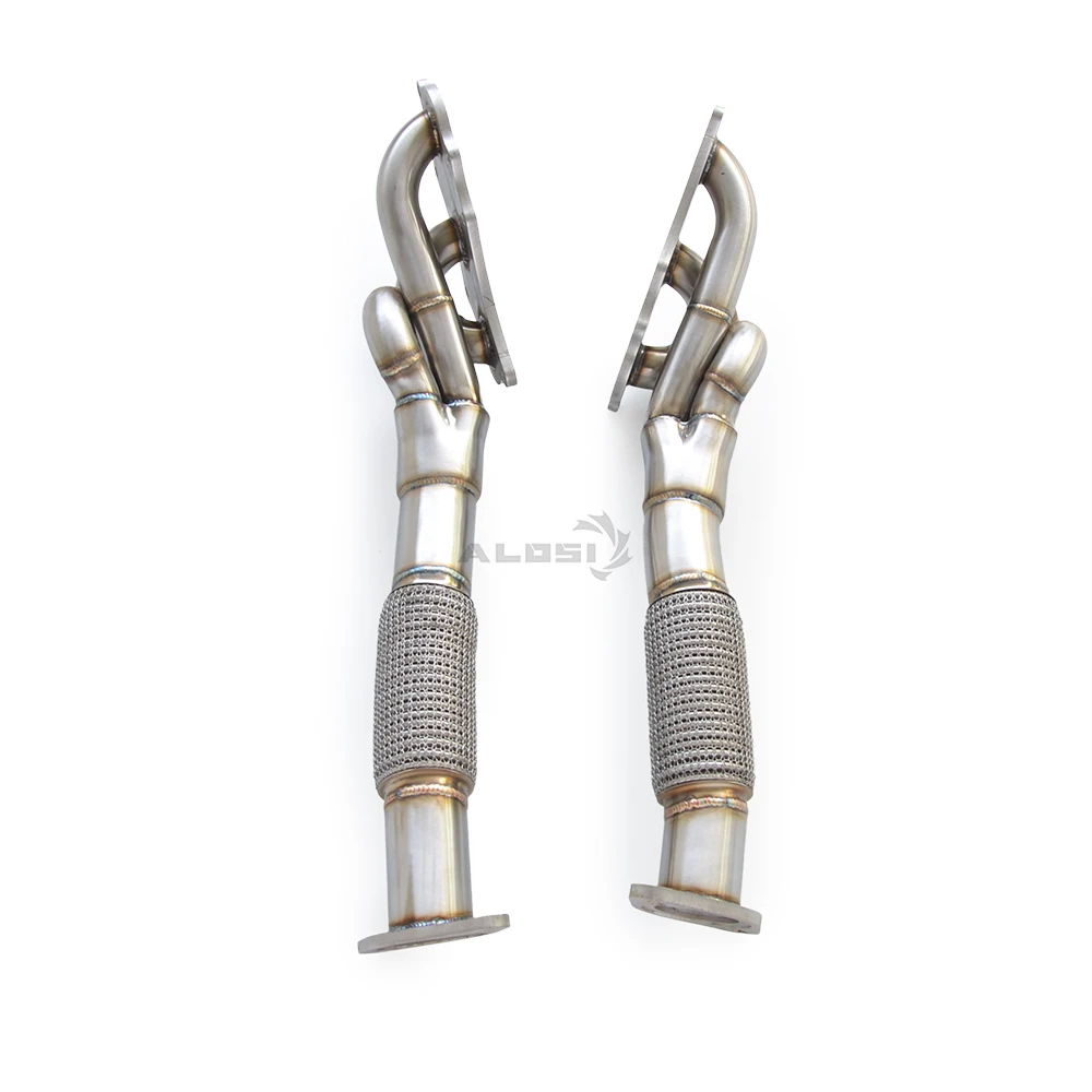مشعب العادم لكزس GS250 GS300 GS350 2006-2013 محرك الفولاذ المقاوم للصدأ كاتم صوت العادم Pip