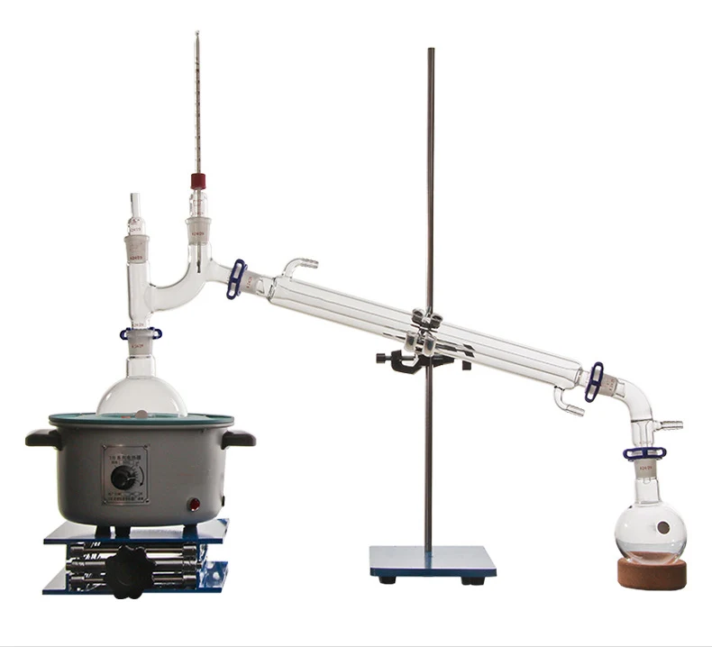 Laboratory  Herbal Complete 250ml 500ml 1L Vacuum Oil Distillation Unit