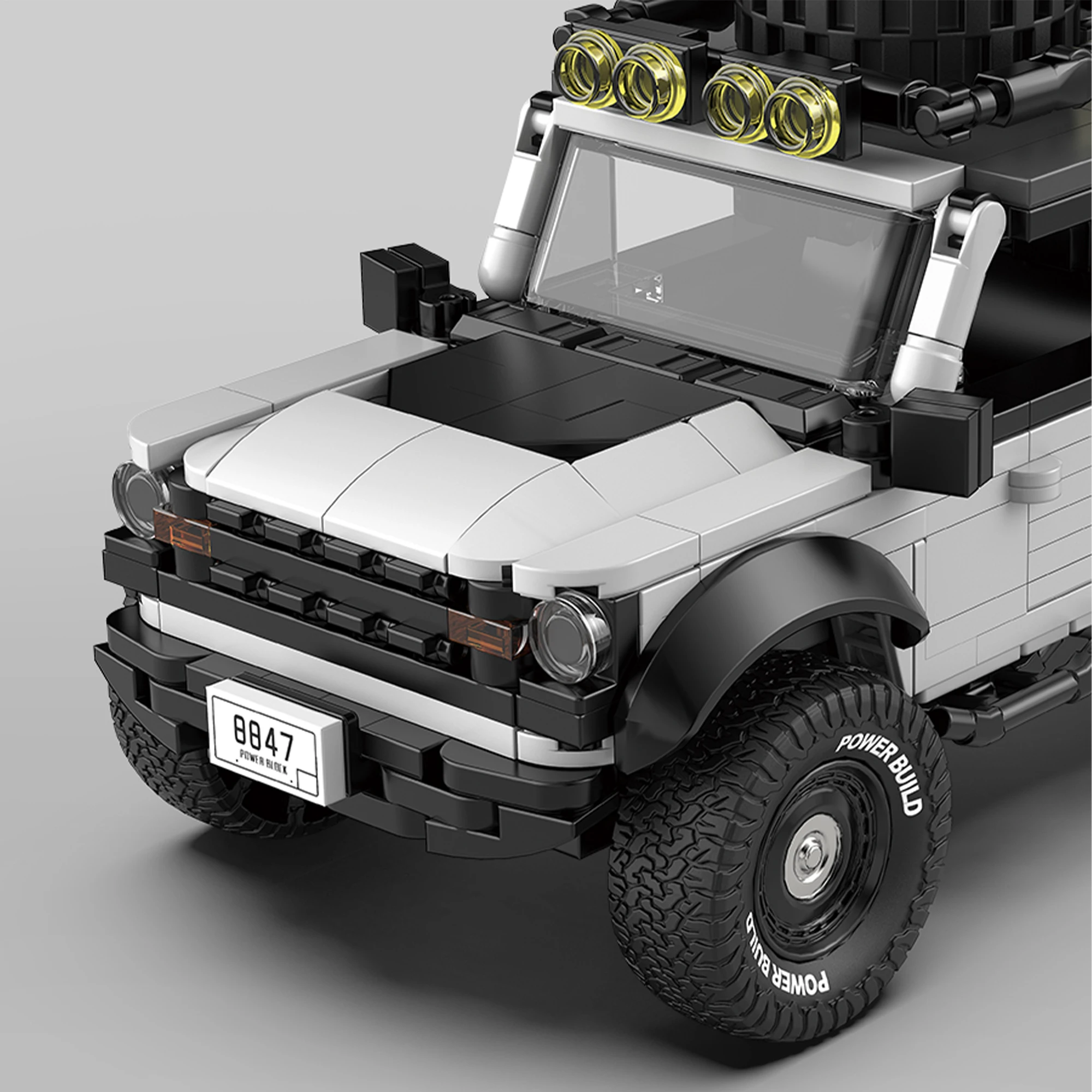 526pcs Caccia Cavallo Fuoristrada Blocchi di Costruzione del Veicolo Set PB8847 Velocità Tecnica SUV Modello di Auto Mattoni Giocattoli per I Bambini Adulti Regali