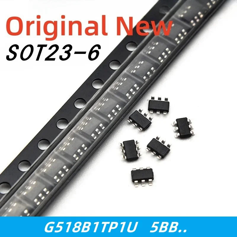 

5pcs 100% New G518B1TP1U G518B1 5BB1J 5BB.. sot23-6 Chipset