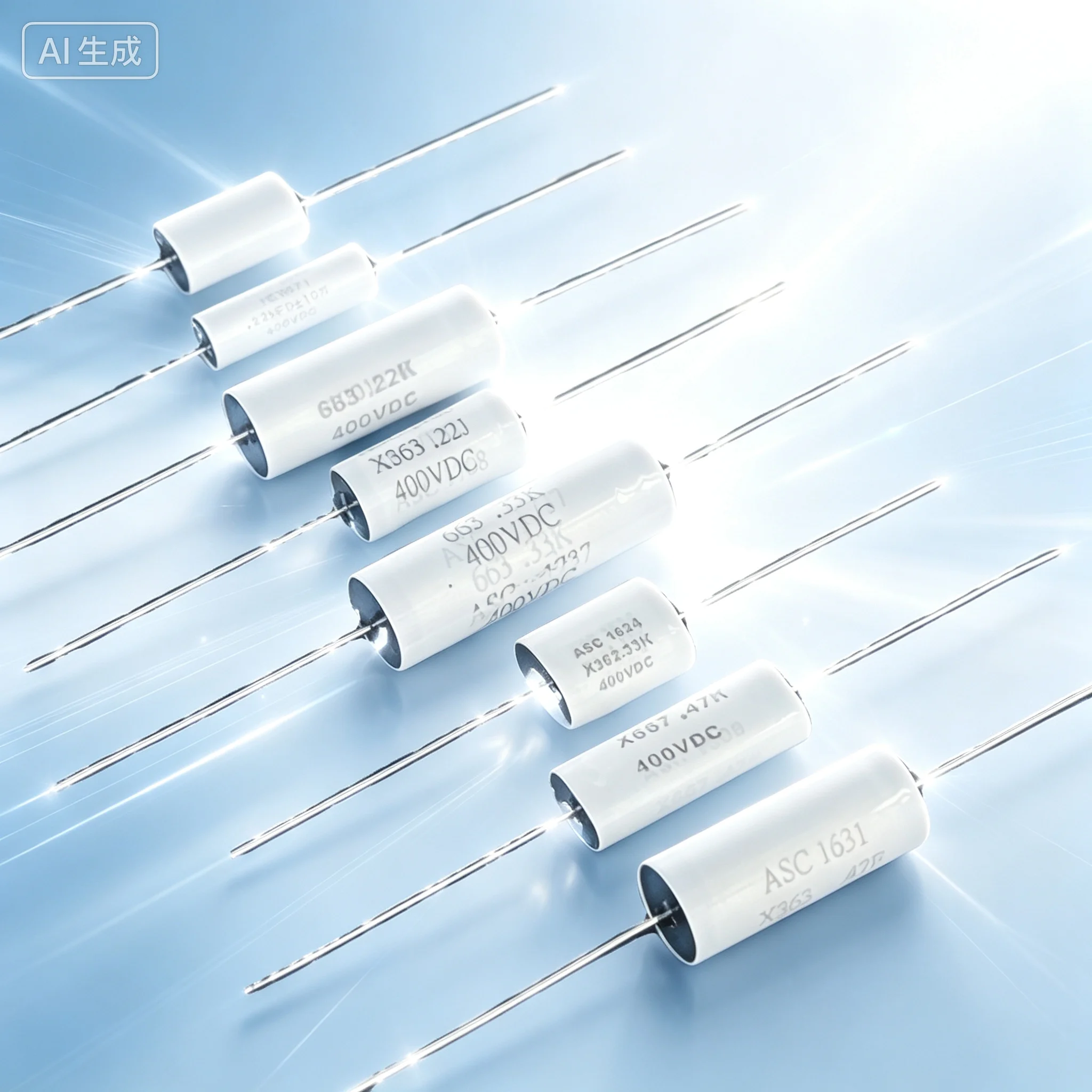 Coupling for ASC 0.22UF 0.33UF 0.47UF 400V Axial Hi-Fi Non-Polar Audio Capacitor  30pcs