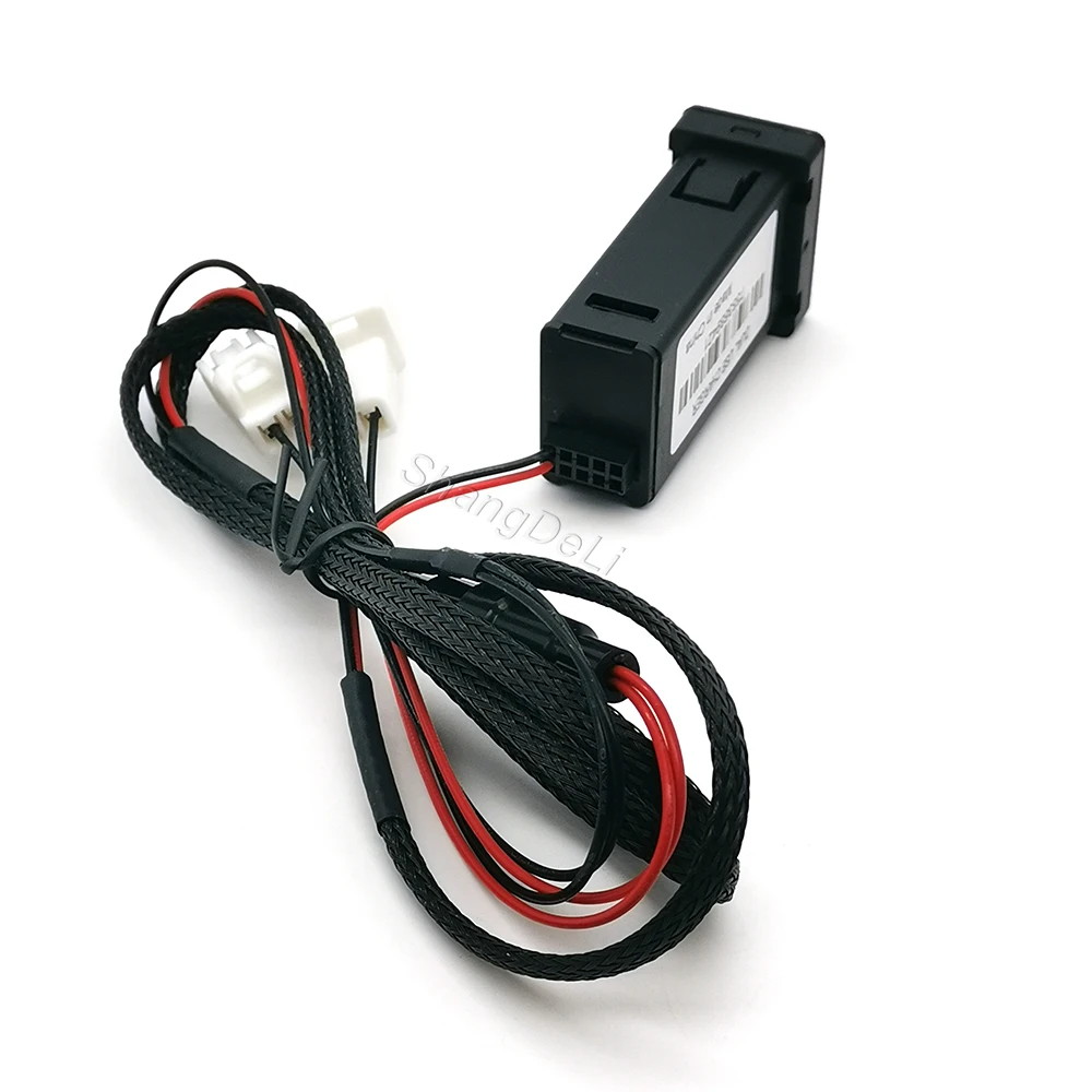 12 فولت/24 فولت شاحن USB للسيارة المزدوج نوع-c PD USB QC3.0 3-port مهايئ شاحن الهاتف تعديل مقبس الشحن لتويوتا اكسسوارات #6