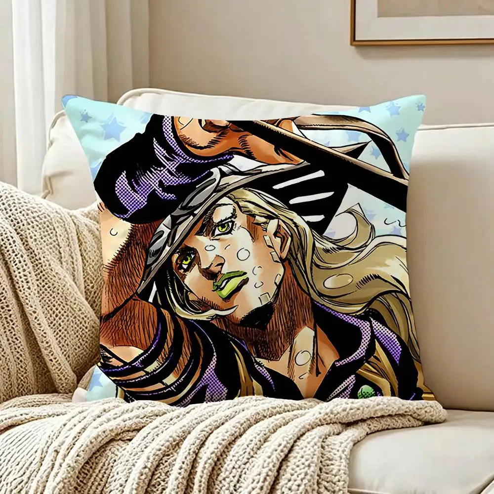 G-Gyro Z-Zeppeli JOJOS Various Sizes Square Pillow Case For Car Home Bedchamber Decor