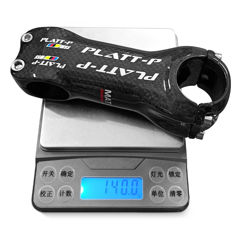 Super Lightweight Bike Handlebar Carbon Rod, UD Stickers, Matte Black Bar, Neck Tube, Top Quality, 1-1/8, 28.6mm, 31.8mm