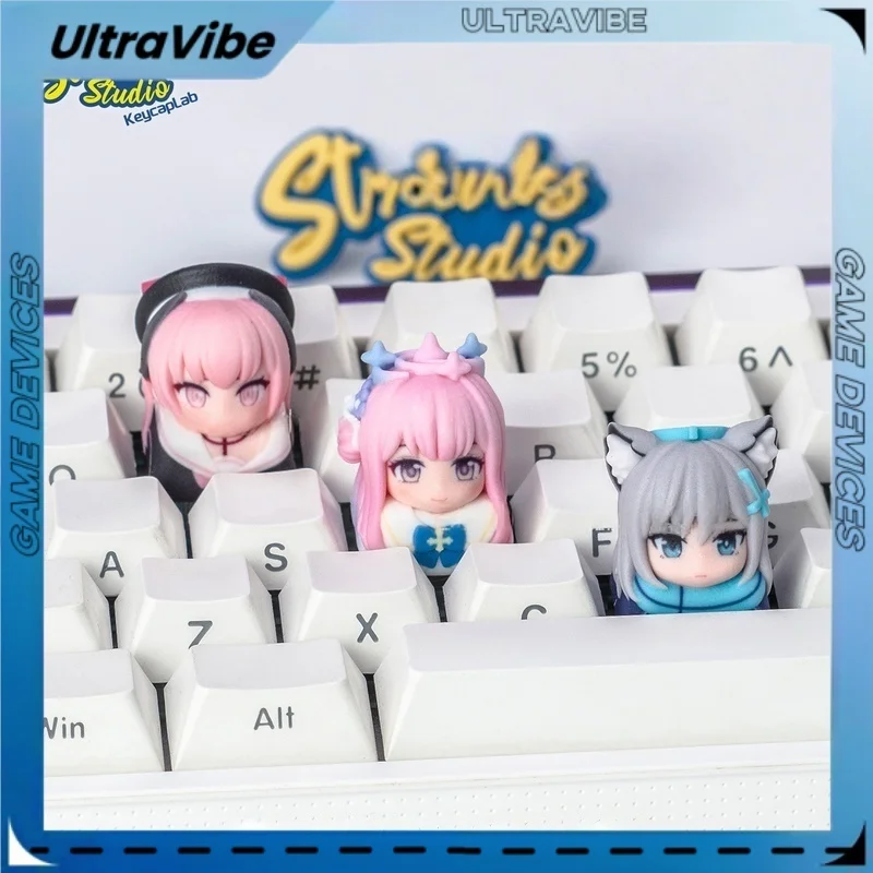 

Blue Archive The Animation Keycap 1pcs Misono Mika Shiroko Kohar Anime Theme Game Keycap Mechanical Keyboard Keycap Cross Axis
