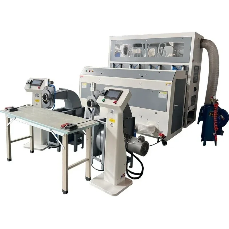 Polyester Fiber Stuffing Machine With Bale Opener and Opening Machine