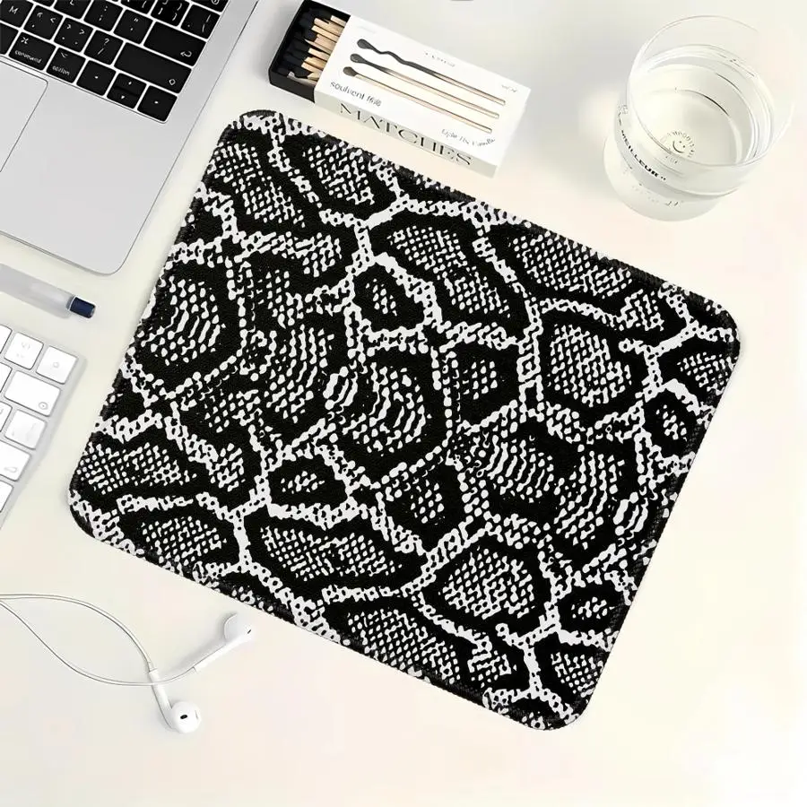 Mouse Pad Computer Laptop Pad Game Console Pad Desk accessories office Pad Keyboard Mouse Pad rubber Snakeskin Pattern