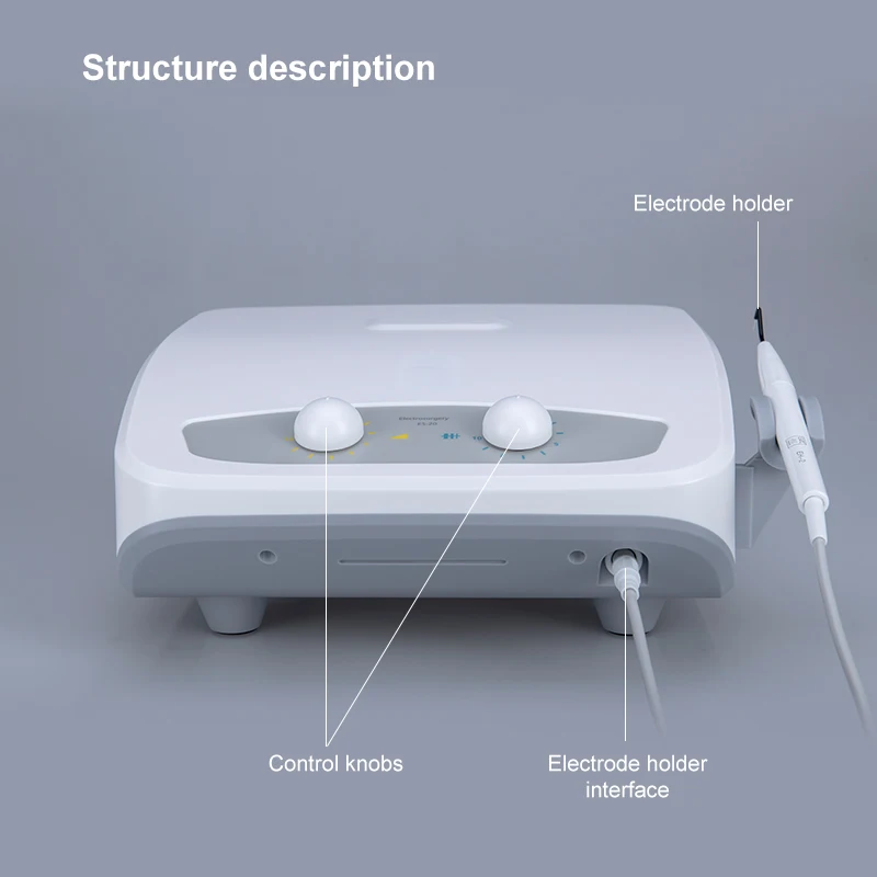 VVDental Portable Electrosurgery Unit 30W High Frequency Electricity Knife Electro Scalpel with 7 Electrodes Dentisty Equipment