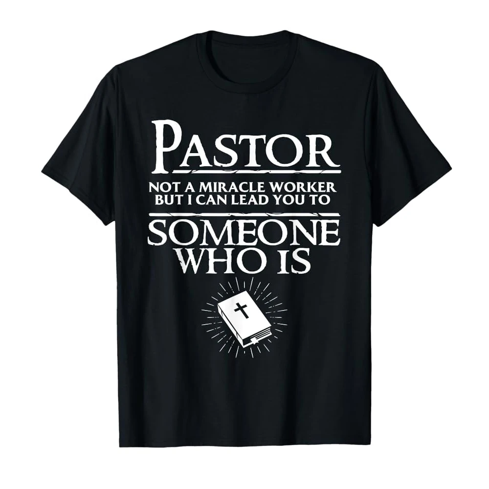 

Men Clothing Men T Shirts Unisex NEW LIMITED Funny Pastor Gift for Men Cool Christian Appreciation T-Shirt S-3XL Fashion Trend