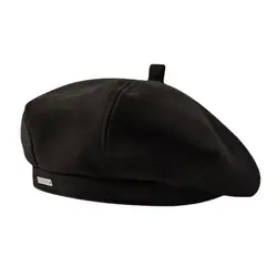 Retro Women's Beret Hat Solid Color Painter Style Elegant Winter Fashion Accessory Fashionable And Retro Berets