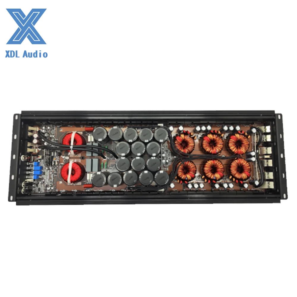 High-Power Digital Full Frequency Class D Car Amplifier with Equalizers for Competition Audio Enhancement