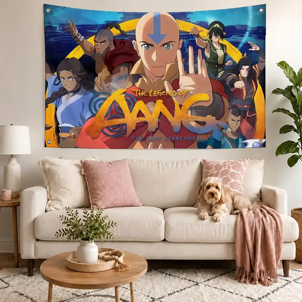 Epic Anime Avatar Flags Concert Print Wall Hanging Art Banner, Indoor Outdoor Bedroom Home Decor Backdrop, Perfect Gift