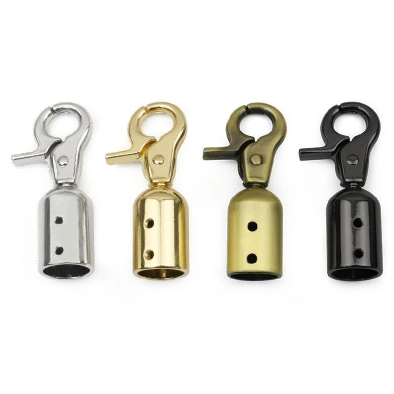X7XC Metal Bag Buckles for Bag Straps Cord Lock Stopper Handbag Belt Hanger Connector