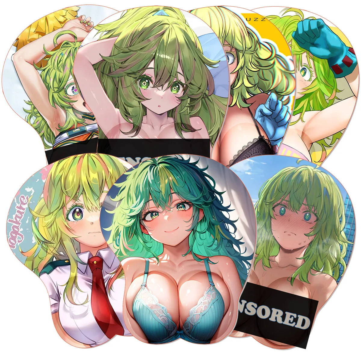 

Anime My H_Hero A_Academia 3D Wrist Rest BULK Mouse Pad Hagakure Toru Stereo Mousepad Oppai Boob Silicone Pad Gaming Mouse Mat
