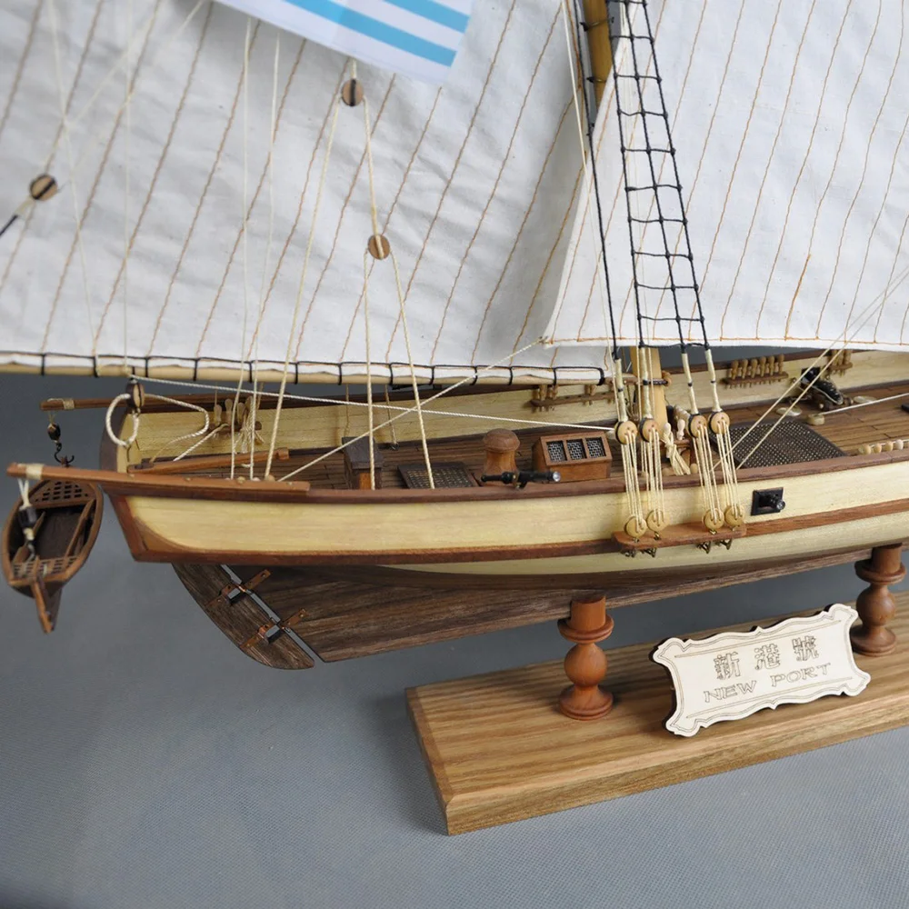 Newport DIY Ship Model 1/70 1/32 Sailboat Wooden Model Model Toy Boy Gift Collection