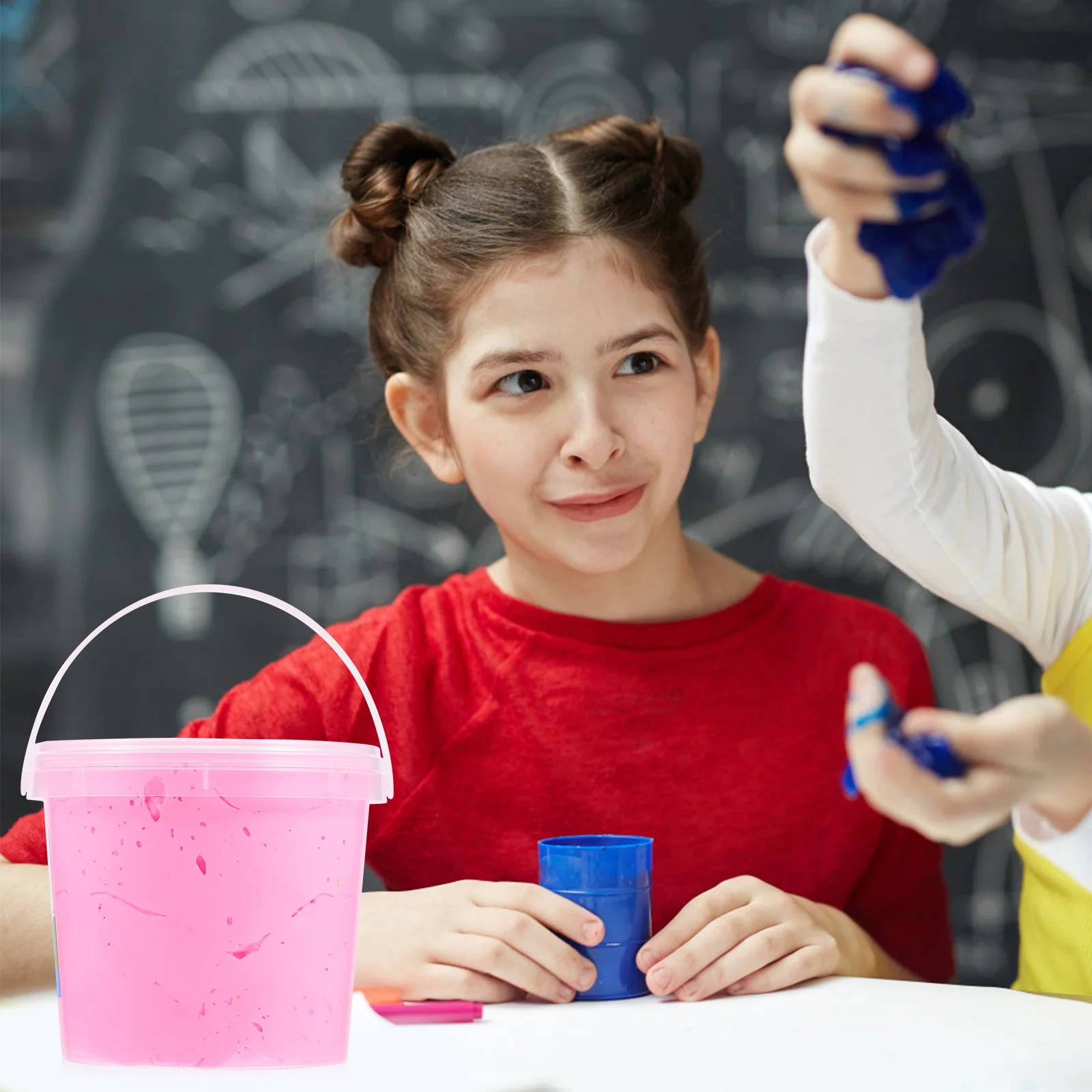 2 pièces argile Ultra légère dessin animé bricolage couleur Pure boue jeu éducatif enfants créativité Air sec pâte à modeler ensemble