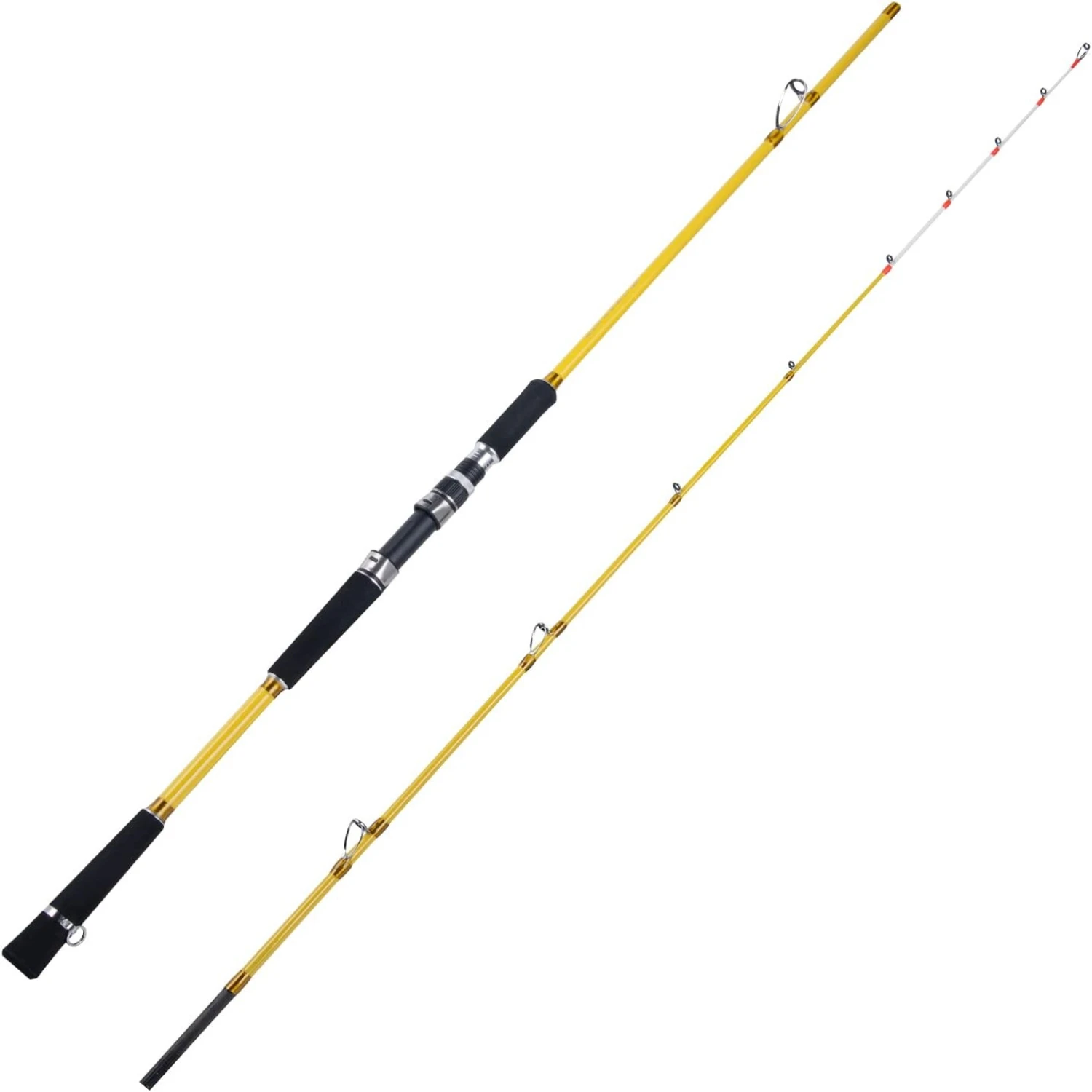 Goture Boat Spinning Rod Stainless SIC Guide Anti-Tangle Top Ring Spigot Joint EVA Grip Fresh Saltwater Travel Fishing Lure Rod
