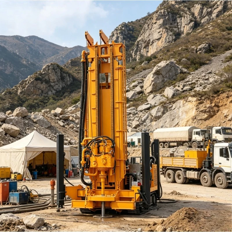 Customized New Diesel Pneumatic Engine Water Well Borehole Drilling Rig Machine Deep Well Rotary High Productivity Equipment