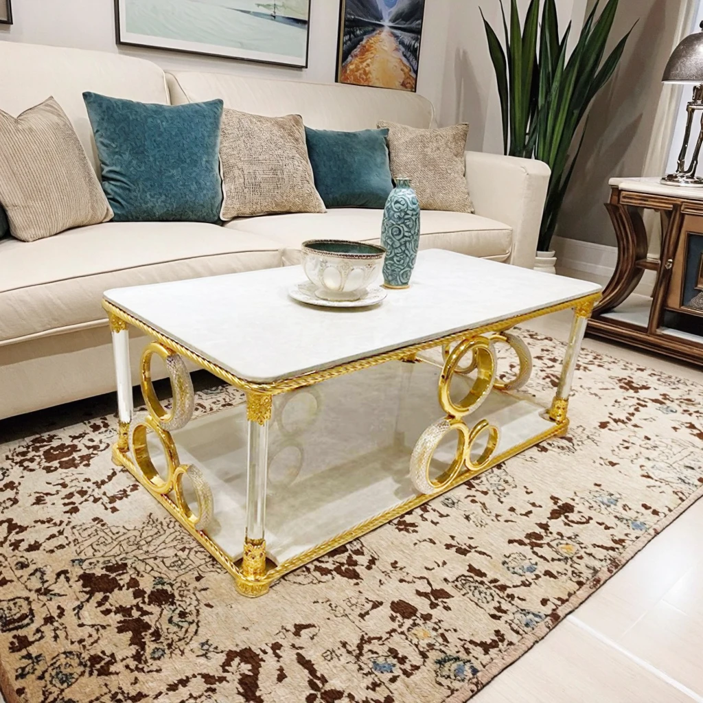 Luxury exquisite dining table decoration, set home living room home decoration