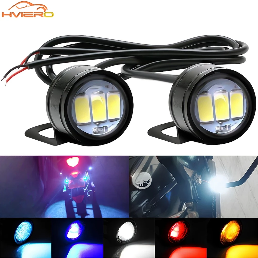 

2PCS Eagle Eye Mirror Light DRL Backup Bulbs Car Auto Motor Led Turn Signal Reverse Parking Brake Trunk Lamp Daylight Waterproof
