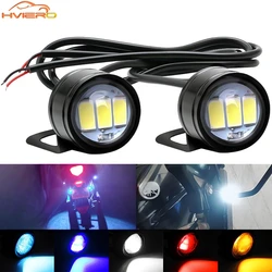 2PCS Eagle Eye Mirror Light DRL Backup Bulbs Car Auto Motor Led Turn Signal Reverse Parking Brake Trunk Lamp Daylight Waterproof