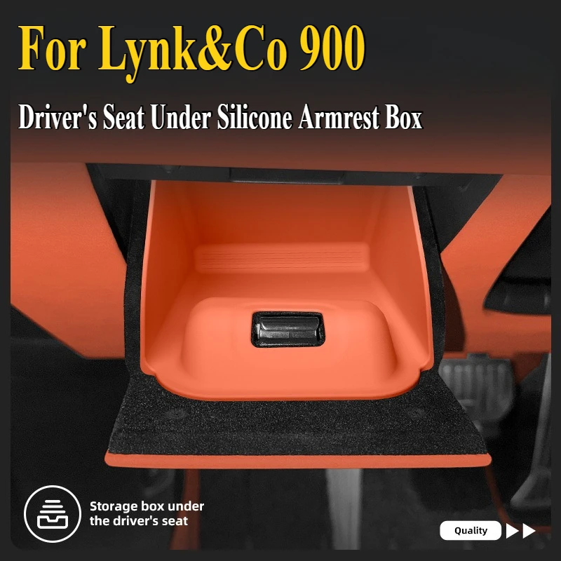 

Для Lynk & Co 900 2025 сиденье водителя под силиконовым подлокотником, водонепроницаемый нескользящий салон автомобиля, модифицированные аксессуары