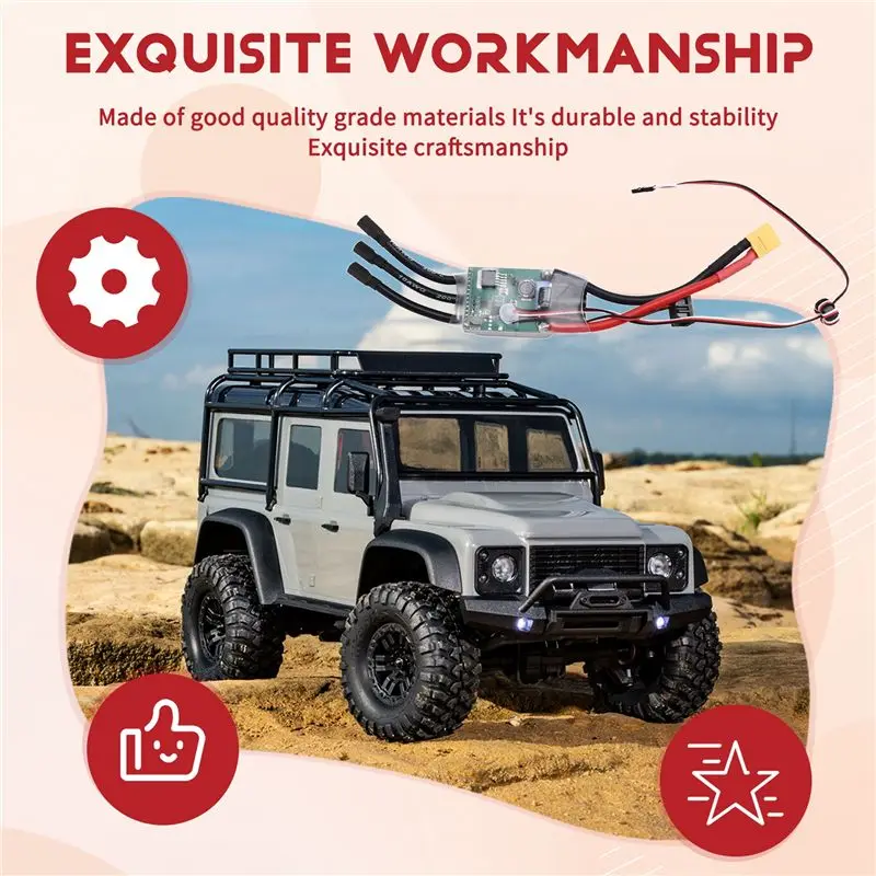 AS96-AM32 For 1/10 For 1/8 RC Crawler Car Brushless Controller Axial TRX SCX10 TRX4 150A