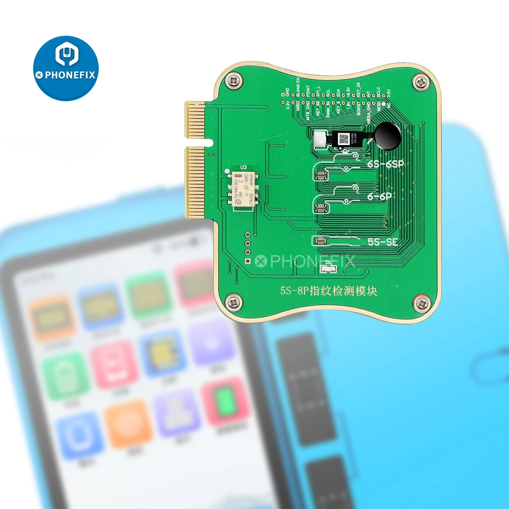 

JC V1S Pro Programmer with JC FPT-1 Fingerprint Testing Module for iPhone 5S-8P Fault Detection Fingerprint SN Reading & Writing