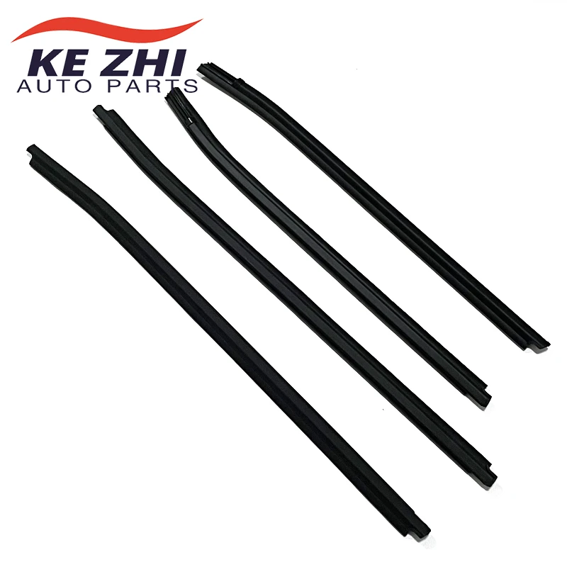 

68161-0K010 68162-0K010 4Pcs Weatherstrip Window Door Belt Moulding Seal For Toyota Hilux VIGO MK6 68163-0K020 68164-0K020