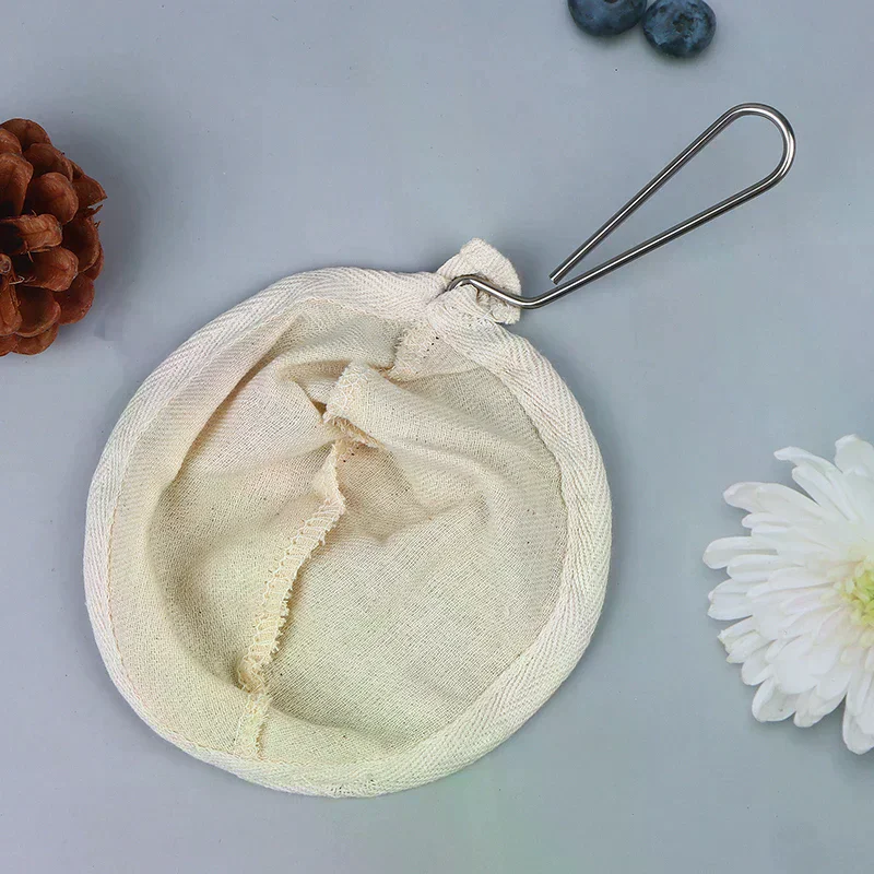Coffee Flannel Cloth Strainer Reusable Corrosion Prevention Tea Filter Dropping Pot Mesh Basket Tools Coffee Utensils