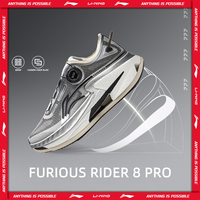 Li-Ning Women FURIOUS RIDER 8 PRO BOOM FIBER Breathable CARBON-FIBER PLATE LiNing Lightweight Professional Sports Shoes ARZU006