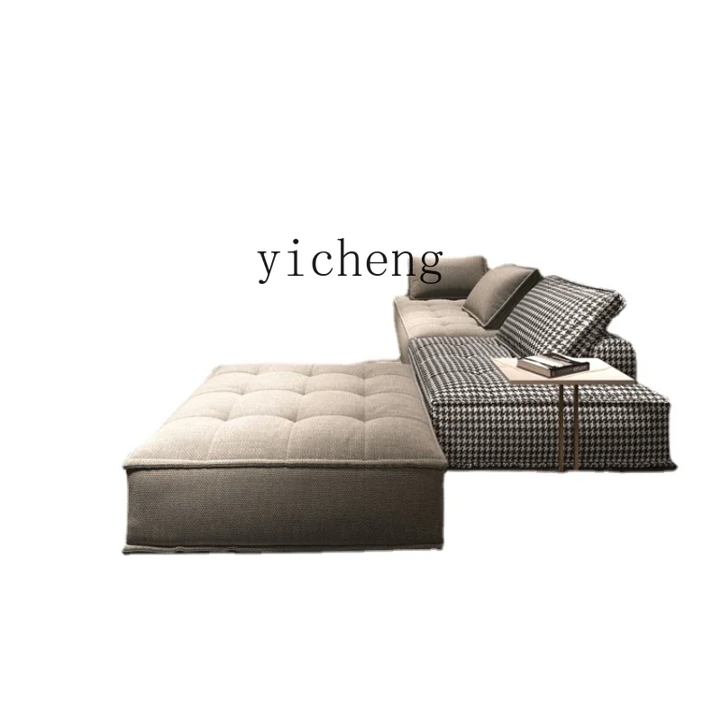 

Square Fabric Sofa Living Room Modern Minimalist Tofu Block Internet Celebrity Designer
