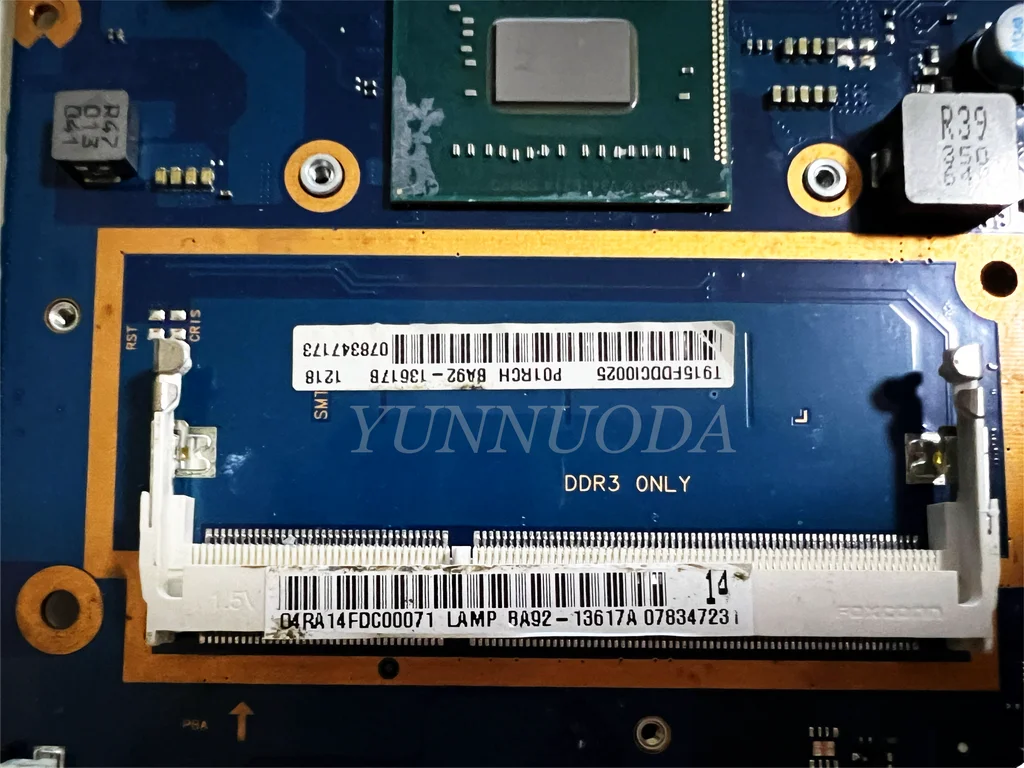 Imagem -04 - Original para Samsung np 270e5g 270e5u Np270e5e Placa-mãe do Portátil 2117u Cpu Ba4102308a Ba9213617a Ddr3 Testado Bom Livre sh