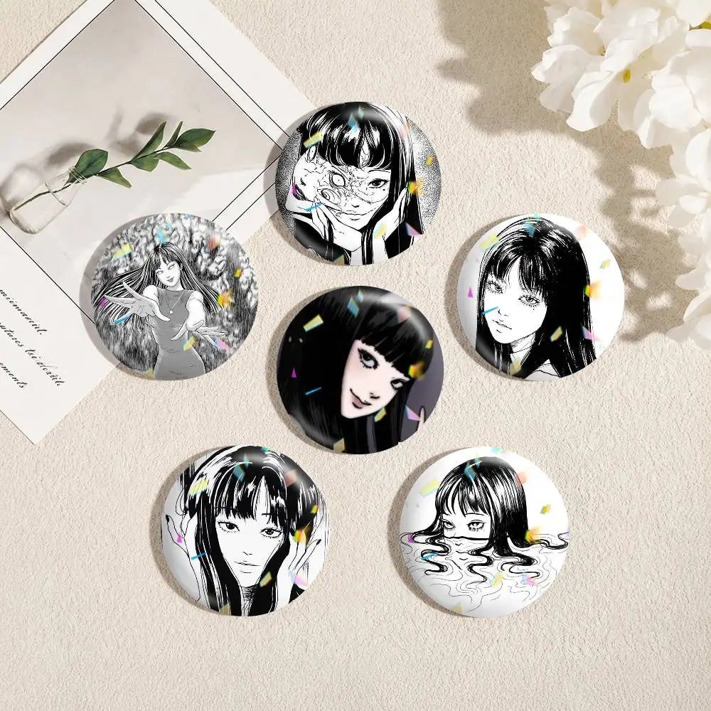 T-Tomie K-Kawakami 25 32 44 58 75mm Badges Personalized Round Brooches Pins Accessory Gift