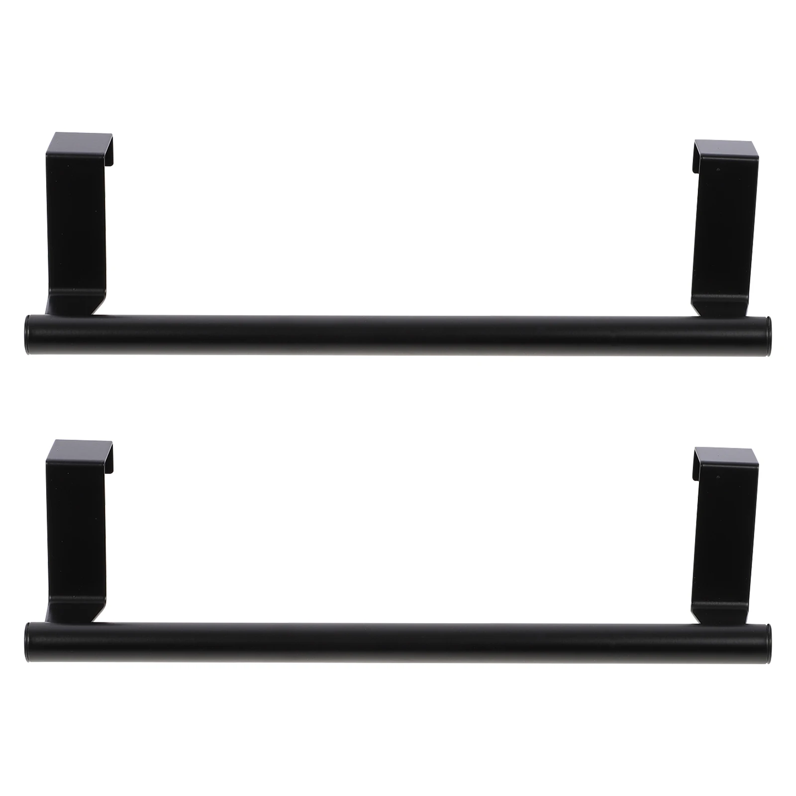 

2pcs No Drill Rack Bathroom Organizer Shelf Hanging Storage Stand Durable Easy Install Simple Design Hanger Towel Shelf For