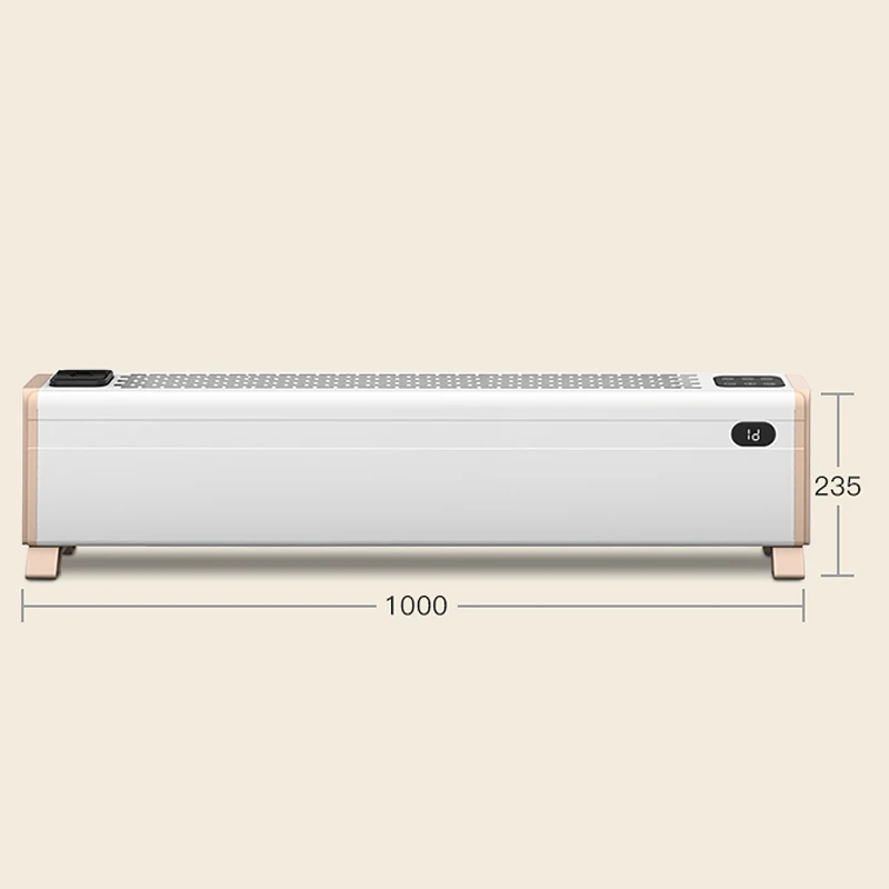 Aquecedor móvel para casa, folha elétrica com controle remoto, 2000w, painel de aquecimento infravermelho, 12 horas de cronometragem, aquecedor elétrico