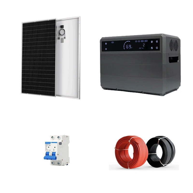 2KW Complete System 2.3KWH All-in-one Generators LiFePO4 Lithium Batteries Easy to Install System