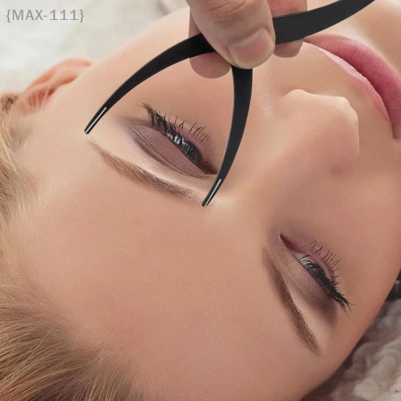 1 Pcs Golden Ratio Eyebrow Stencil, Stainless Steel Microblading Ruler Tool With Positioning Guide For Perfect Brows