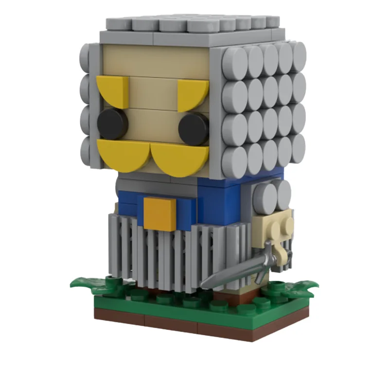 

177 шт. бронированный рыцарь Brickheadz, строительные блоки, модель для детей, образование, сделай сам, сборка, дисплей, игрушки, фестиваль, подарки-сюрпризы