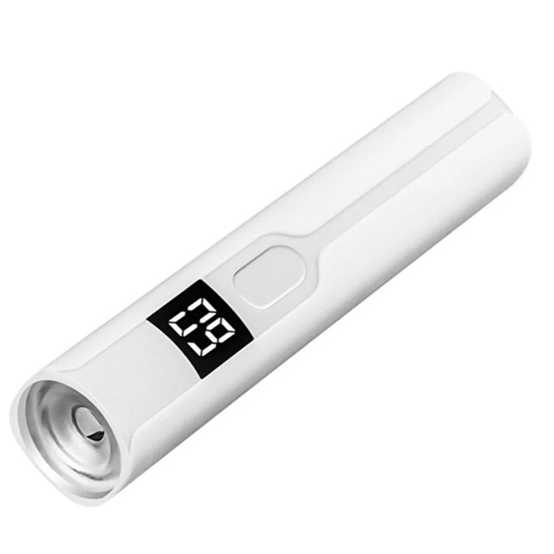 A76G-mini uv led lâmpada secador de unhas 365uv ultravioleta cura violeta luz usb recarregável detector de dinheiro lanterna luz mão b
