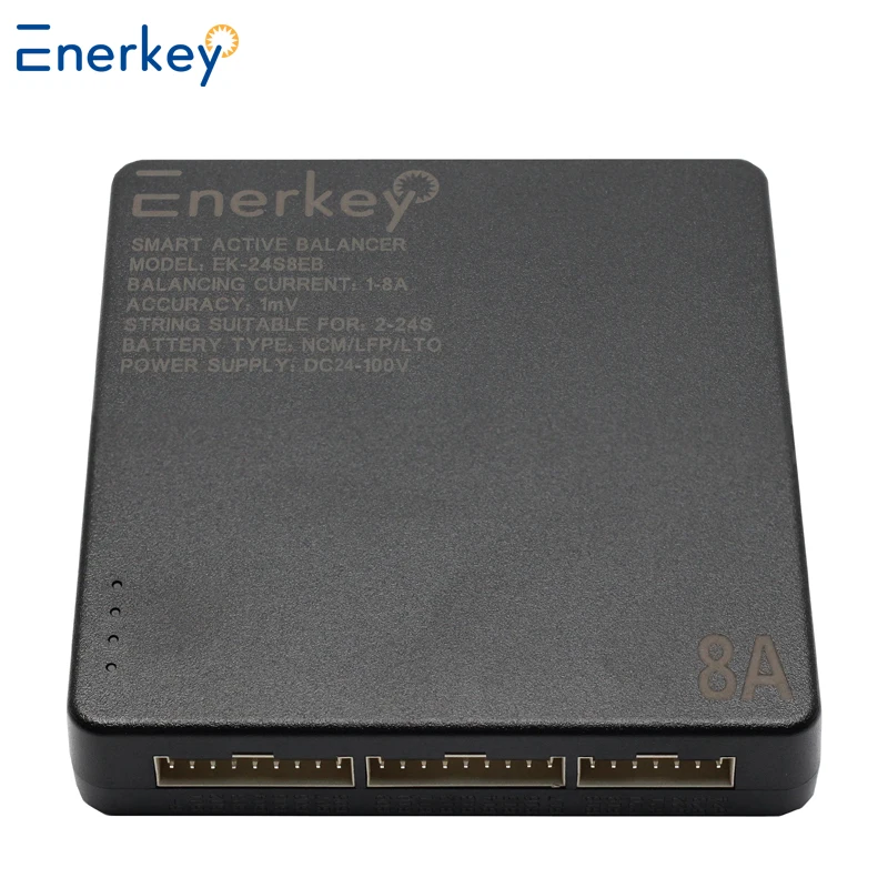 Enerkey 4A 8A 10A 15A Balanceador ativo inteligente 3S 4S 5S 6S 8S 14S 16S 20S 22S 24S Lifepo4 / Lipo/ LTO Equalização de bateria com APP