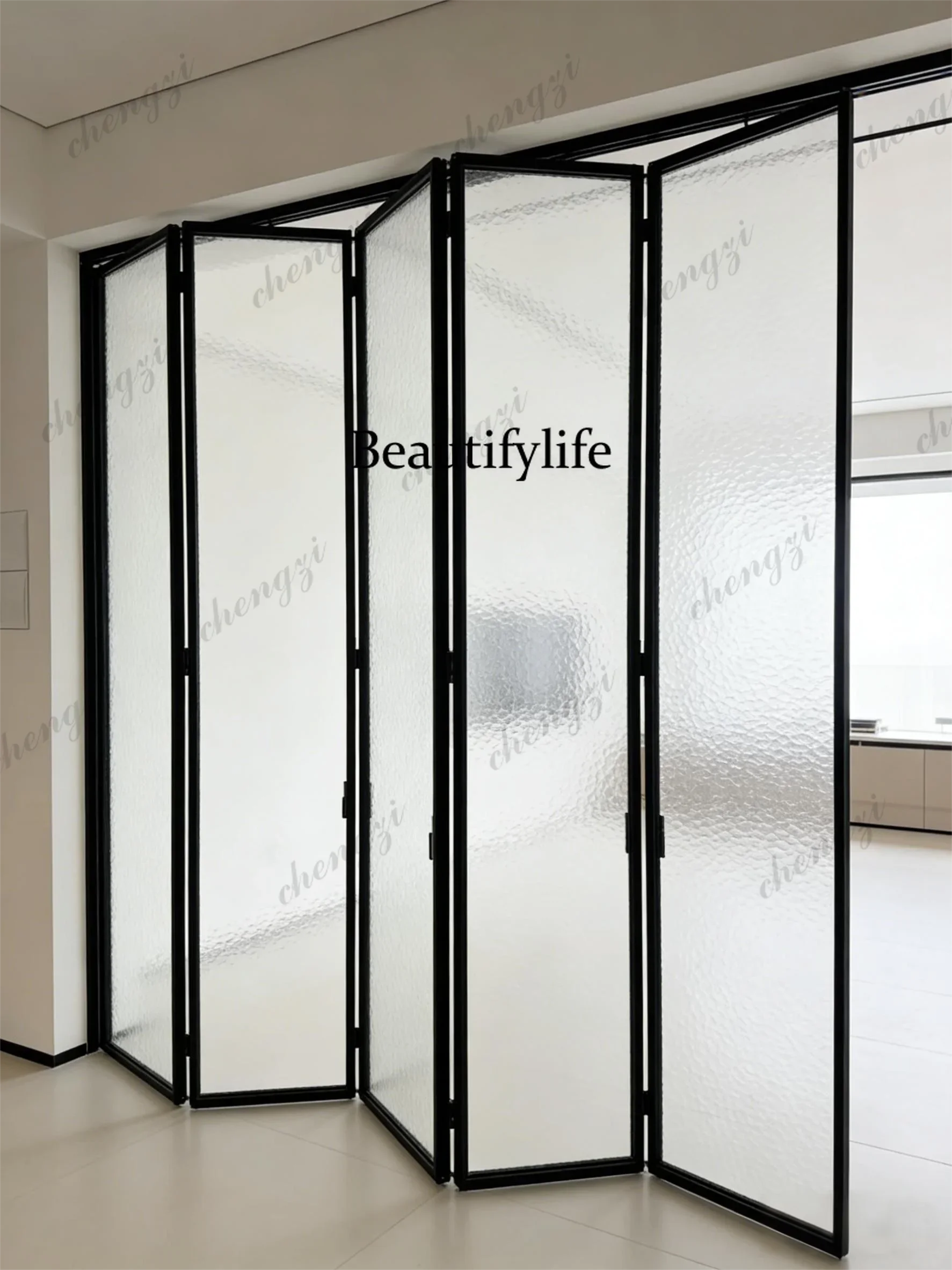 TTT Z183 Customization 2025 New Style Outdoor Aluminium Bi Fold Patio Doors Soundproof Folding Glass Accordion Doors