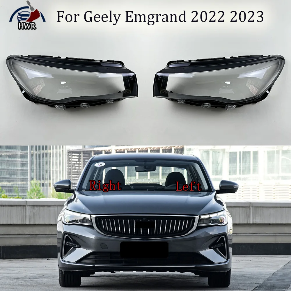 

Front Headlight Cover Transparent Mask Headlamp Lamp Shell Replace Original Lampshade Plexiglass For Geely Emgrand 2022 2023