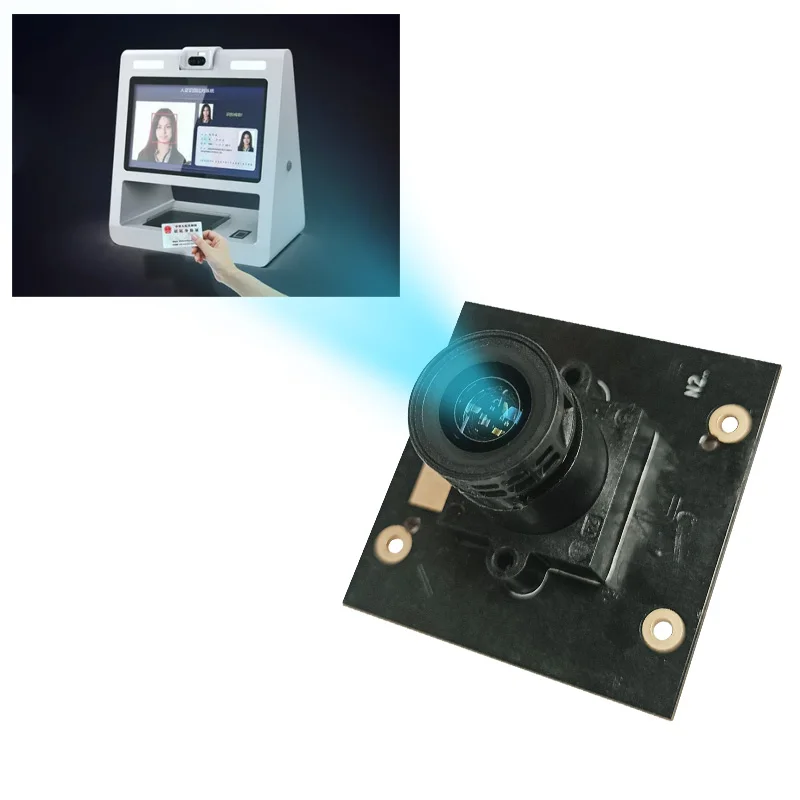 Module de caméra USB2.0 4K 8MP OS08A20 pour la reconnaissance faciale/le comparatif de témoignages avec objectif grand angle sans distorsion