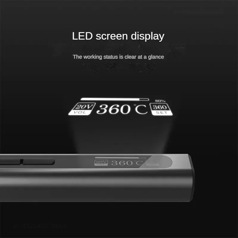 Imagem -03 - Xiaomi-duka Ei1 Ferro de Solda Elétrica Inteligente Portátil Aquecido Internamente Display Digital Termostático Soldagem Manutenção