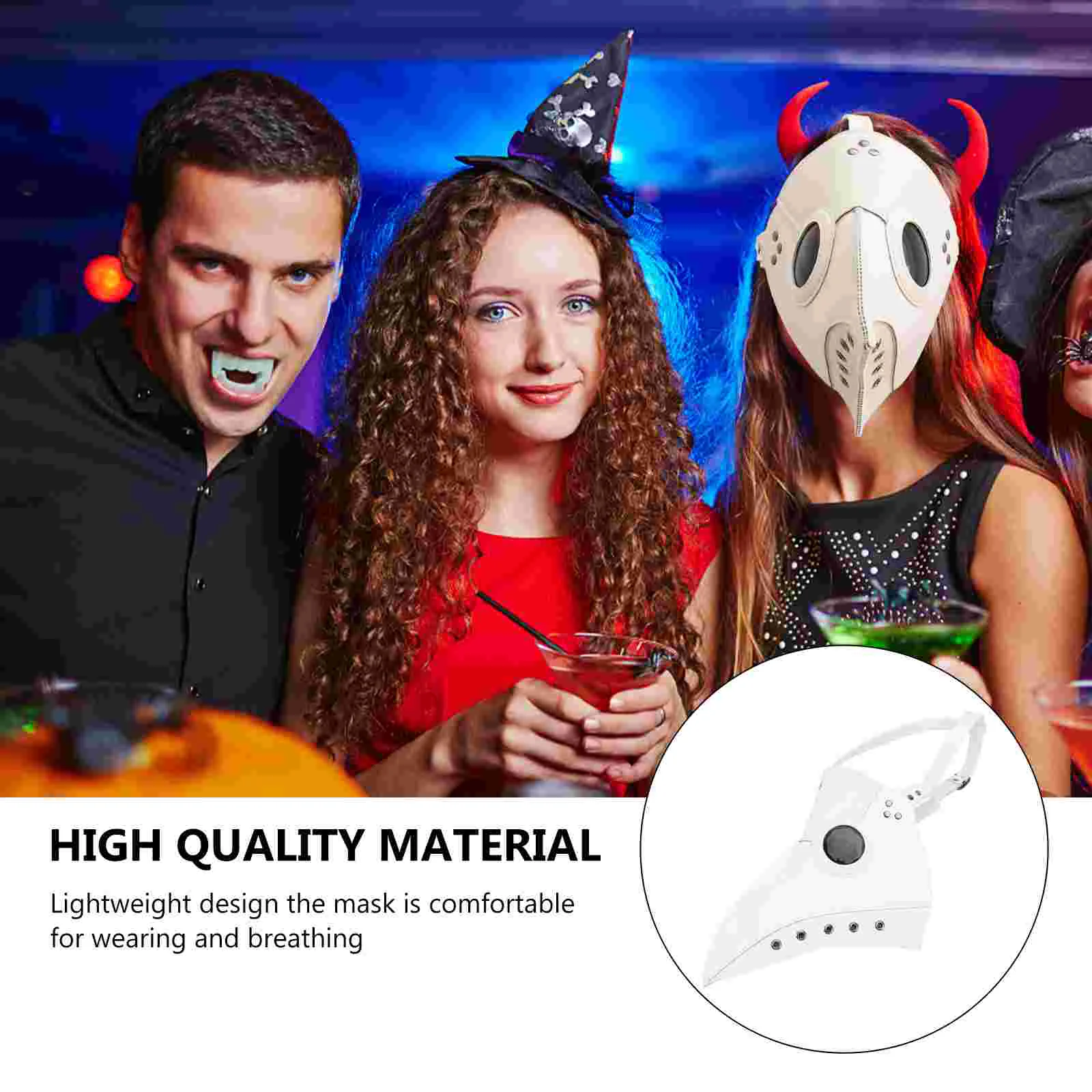 Halloween Masks Clothes Animal Face Costumes Accessory Dance Party Props Bird Mouth European and American